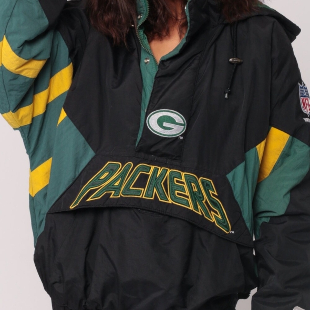 Vintage 90s Green Bay Packers NFL Starter Jacket Pullover XXL